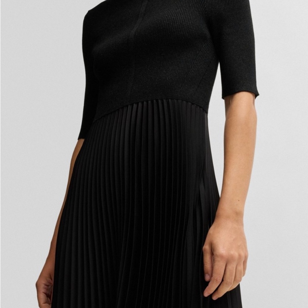 elie tahari black knit dress     size S 
only worn once